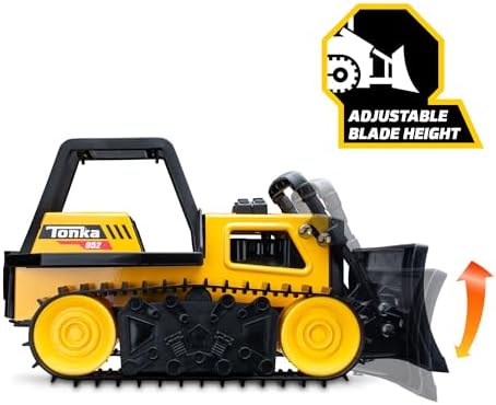 Tonka Steel Classics Bulldozer - Made with Steel & Sturdy Plastic