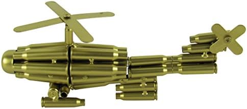 HSKLOCK Bullet Shell Casing Shaped Helicopter Military Gift Chopper Gun Casings Shells
