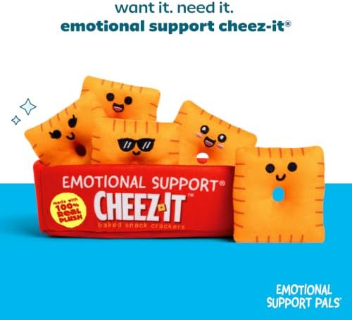 Emotional Support Pals Cheez-It, Cute Stuffed Animals by Relatable
