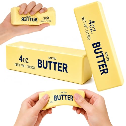 QHPOQU 2 Packs Slow Rising Squishy Butter Squeeze Toys Pack Sensory Stress