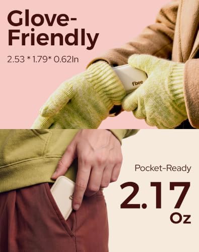 Rechargeable Hand Warmers 2 Pack with Keychain, Gift for Women