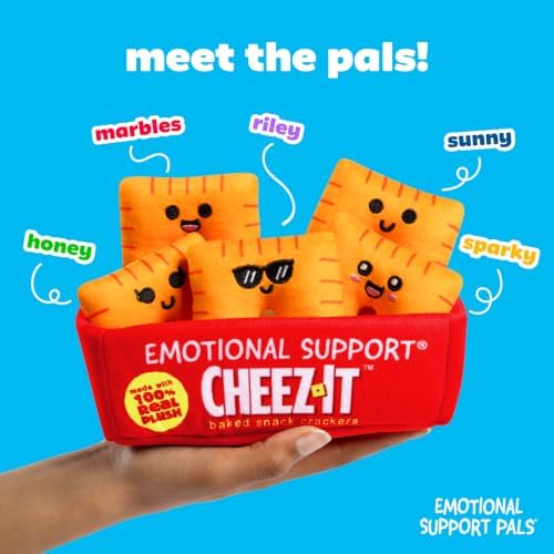 Emotional Support Pals Cheez-It, Cute Stuffed Animals by Relatable