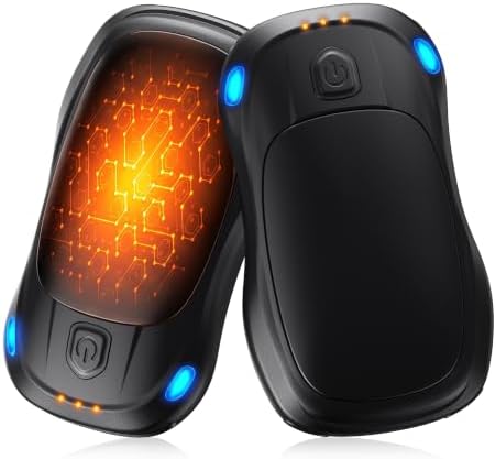 Hand Warmers Rechargeable 2 Pack, MKG Electric Hand Warmer, 24Hrs Long Lasting
