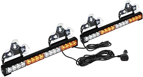 ASPL 2x 16.8 inch Strobe Light Bar 32LED Dash Lights