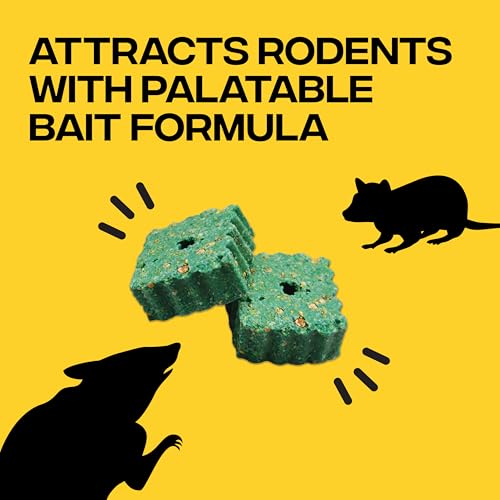 Victor Fast-Kill Bait Blocks II, 86-Count Rat and Mouse Poison Bait Blocks
