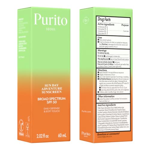 PURITO Korean Sunscreen SPF 50