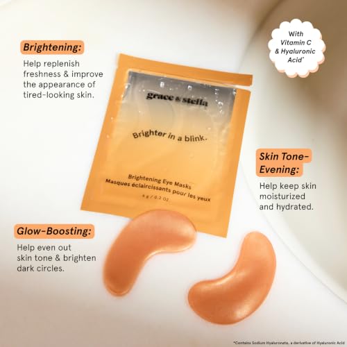 grace & stella New Brightening Eye Patches for Dark Circles (24 Pairs)