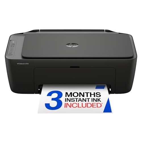 HP DeskJet 2955 Wireless All-in-One Color Inkjet Printer, Scanner, Copier