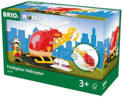 BRIO World - 33797 Firefighter Helicopter