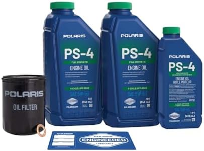 Polaris Full Synthetic Oil Change Kit for RANGER, GENERAL, RZR - 2879323