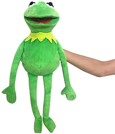 Kermit Frog Hand Puppet 24" The Kermit Frog Stuffed Plush Toy for Role Play