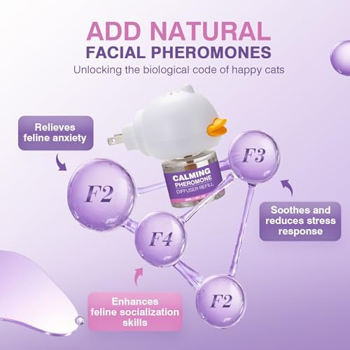 Tcllka Cat Calming Pheromone Diffuser Effectively Relieve Anxiety Stress Cat Calming