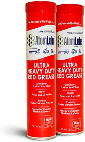 Ultra Heavy Duty Red Grease, 2-Pack of 14 oz Tubes