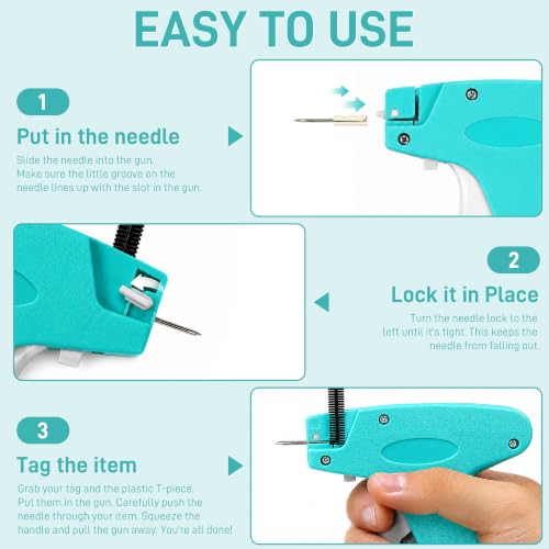 2026 New Stitch Gun for Clothes, Handheld Tagging Gun Quick Clothing Fixer