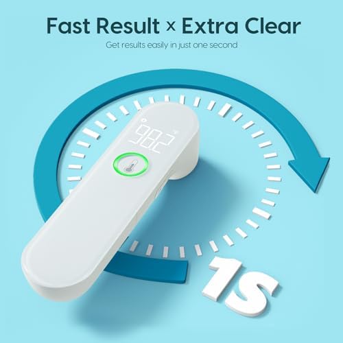Thermometer for Adults and Kids, Fast Accurate Baby Thermometer, Fever Alarm