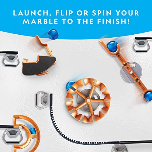 National Geographic Magnetic Marble Run STEM Building Set for Kids