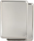 Commercial Quality Baking Sheet Pan Set, Natural Aluminum Cookie Sheet, Umite