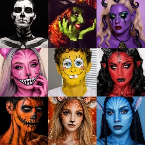 UCANBE Athena Basic Face Body Paint Oil Palette