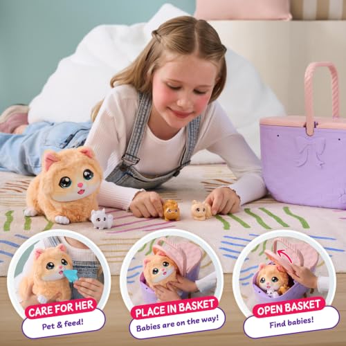 Little Live Pets Mama Surprise Kittens, Interactive Mama, Surprise Toys