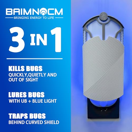 Flying Insect Trap for Indoor Use (2 Starters & 6 Refill Cartridges), UV