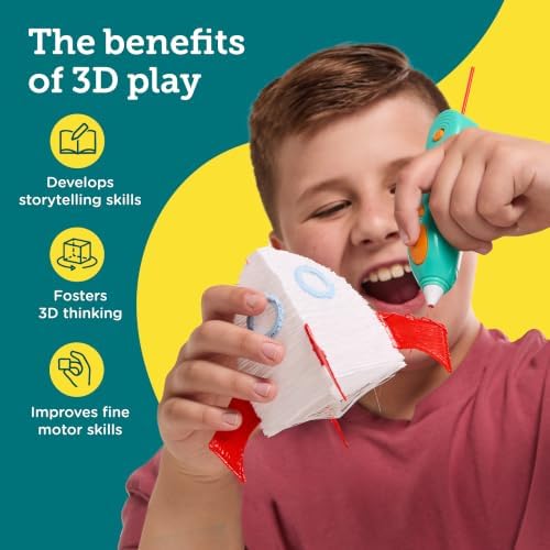 3Doodler Start+ Essentials 3D Pen Set for Kids, Easy to Use, Learn from Home Art