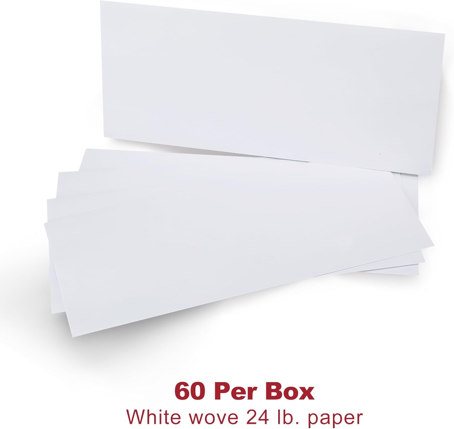 Zzrywuty #10 Letter Size Mailing Envelopes for Business, 60pcs Self Seal