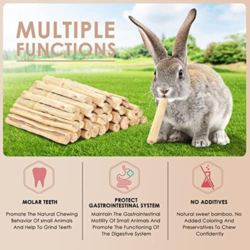 Bissap 700g/1.5Ib Sweet Bamboo Chew Sticks for Rabbits