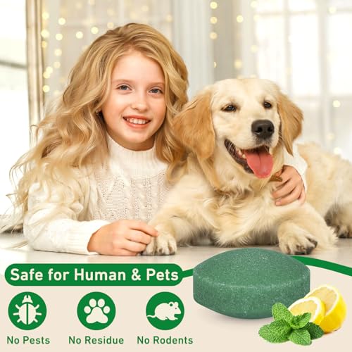Pest Rodent Repellent, 24 Pack Peppermint Oil Repellent for Mouse Rats Spider