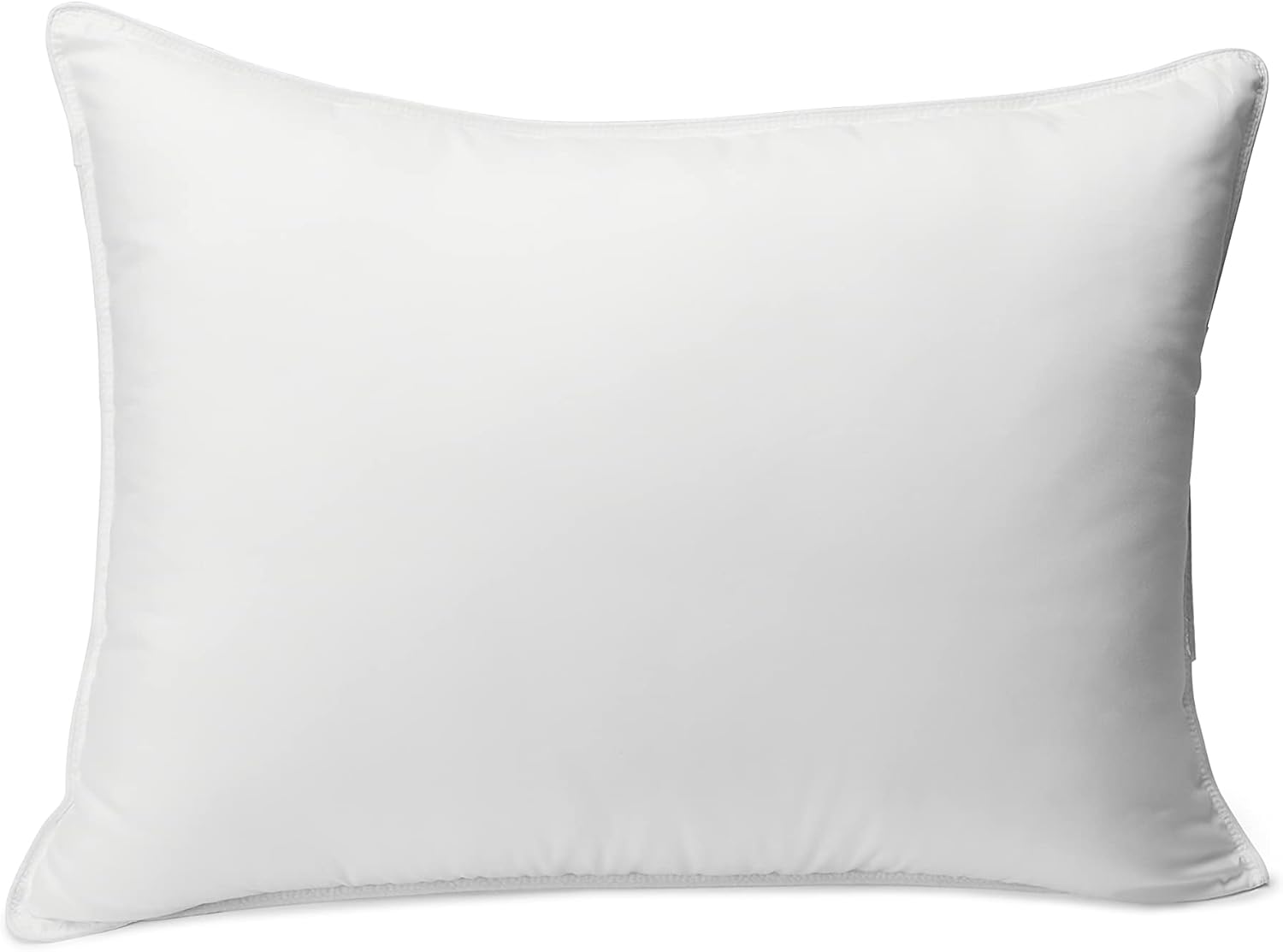 Amazon Basics Down Alternative Pillow for Back Side Sleepers, Medium Density