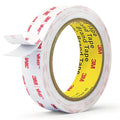 3M Double Sided Tape,1in X 9.85ft Heavy Duty Removable Mounting Tape