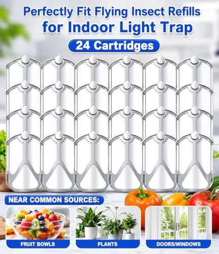 24 Pack Refill Cartridge Kit Compatible with Plug-in Light M364 and Max