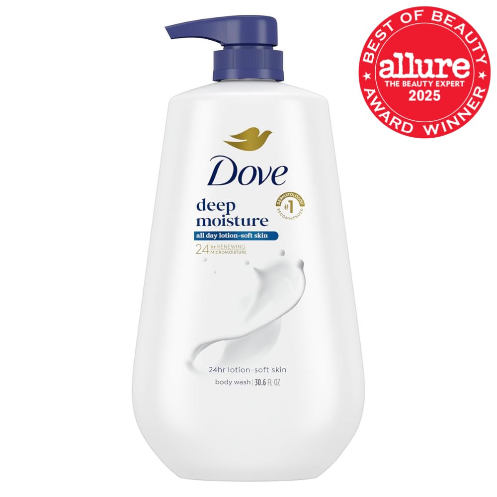Dove Body Wash Deep Moisture for 24hr Lotion-Soft Skin Moisture Moisturizing