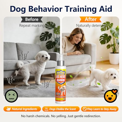 Bitter Apple Spray & Dog Potty Training Spray, 2-in-1 Dog Deterrent Spray to