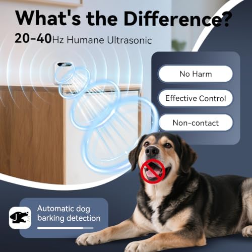 Anti Barking Device for Dogs,3 Modes Dog Bark Deterrent Device