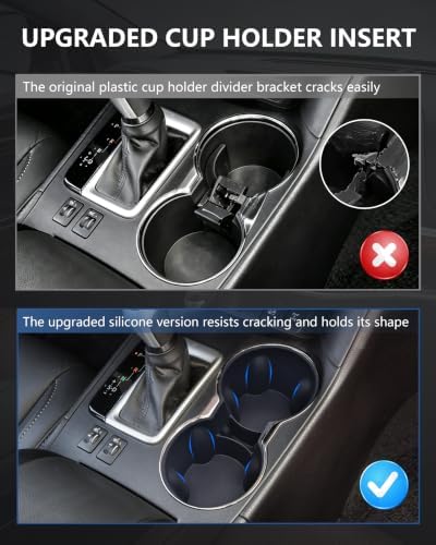 Cup Holder Inserts for Toyota Highlander 2014-2019 Accessories