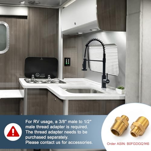 GIMILI Black Kitchen Faucet with Pull Down Sprayer
