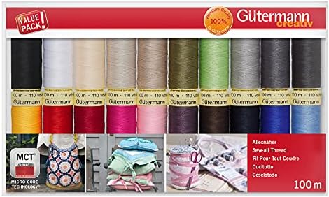 Gutermann Thread Set: Sew-All: 100m: Pack of 20