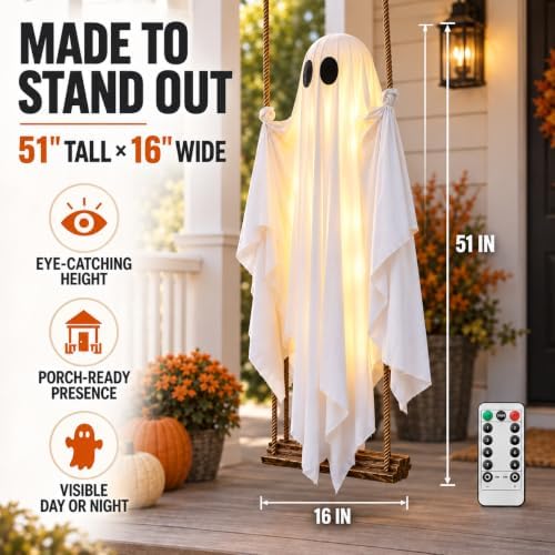 Halloween Hanging Swinging Ghost