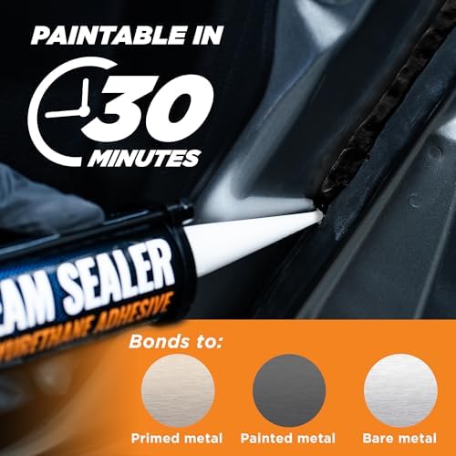 [Black] 2 Pack Professional Automotive Seam Sealer