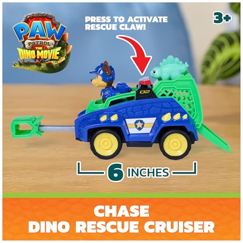 PAW Patrol The Dino Movie Chase Dino Rescue Cruiser Toy Car Vehicle