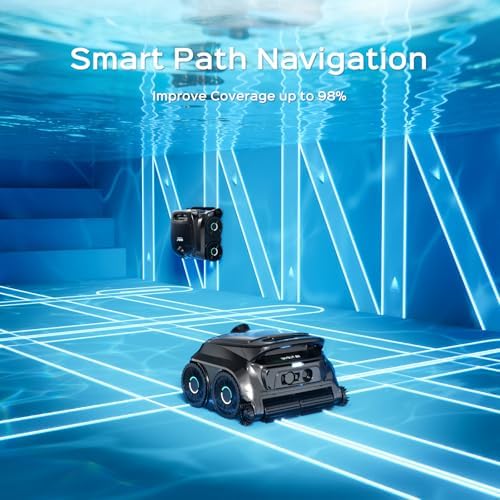 WYBOT B1 Robotic Pool Vacuum Cordless Pool Cleaner Robot for Inground Pools