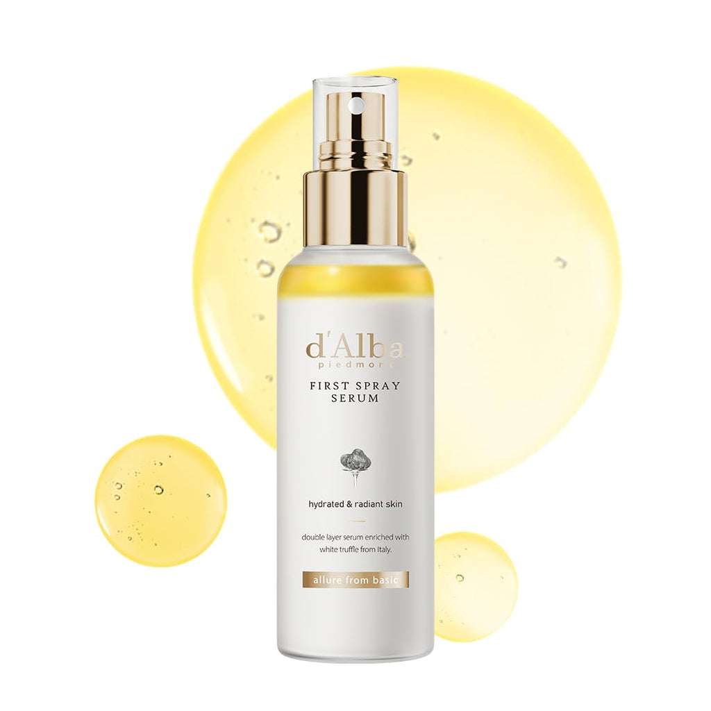 d'alba Piedmont Italian White Truffle First Spray Serum, Vegan Skin Care