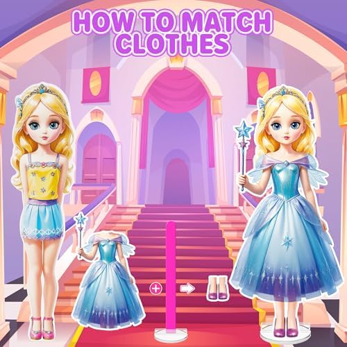 Magnetic Dress Up Dolls for Girls