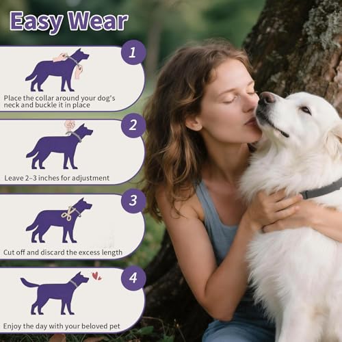 5 Packs Flea and Tick Collar for Dogs, Flea Collar for 40-Month Protection
