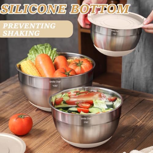 Mixing Bowls with Airtight Lids Set