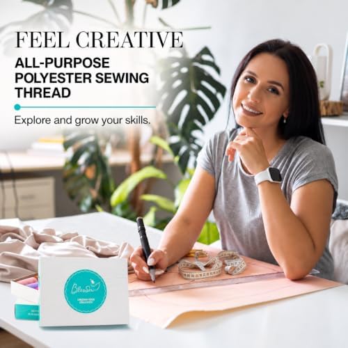BlesSew Sewing Machine Thread – 24 Spools
