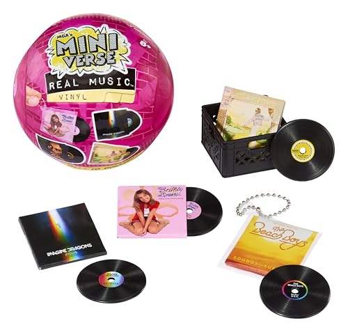 MGA's Miniverse Real Music Vinyl Mystery Blind Packaging, Mini Playable