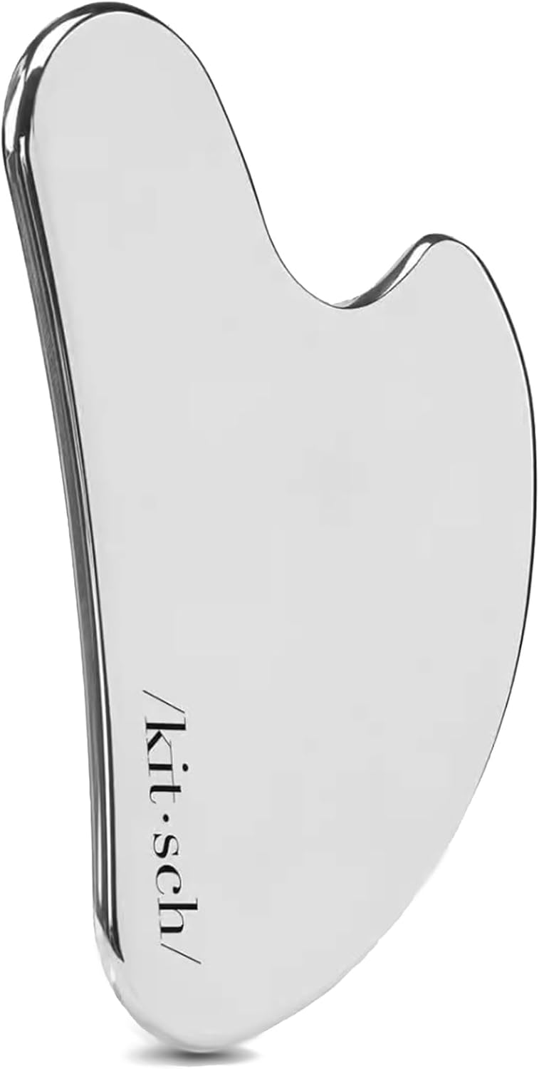 Kitsch Stainless Steel Gua Sha Facial Tools - Guasha Tool for Face, Face