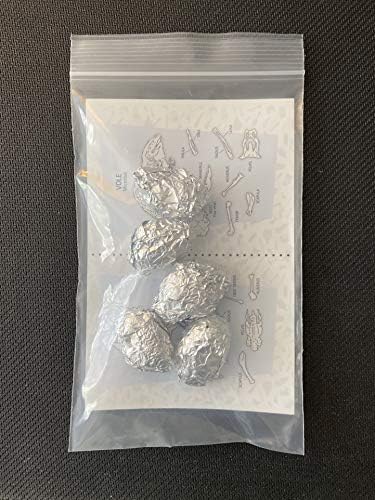 Premium Barn Owl Pellets, Small: 1.25"-1.5" (Pack of 5) - Free Bone ID Chart, 5 Forceps