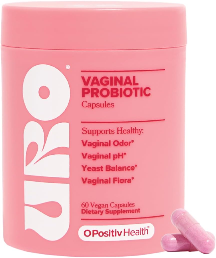 O Positiv URO Vaginal Probiotics for Women pH Balance with Prebiotics &